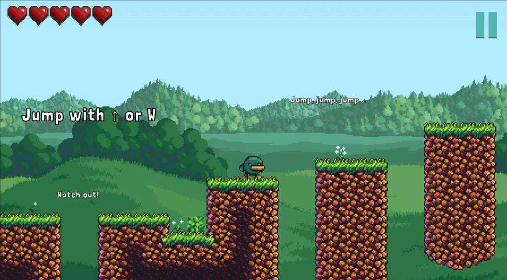 Vitsmare Screenshot - Jumping platforms